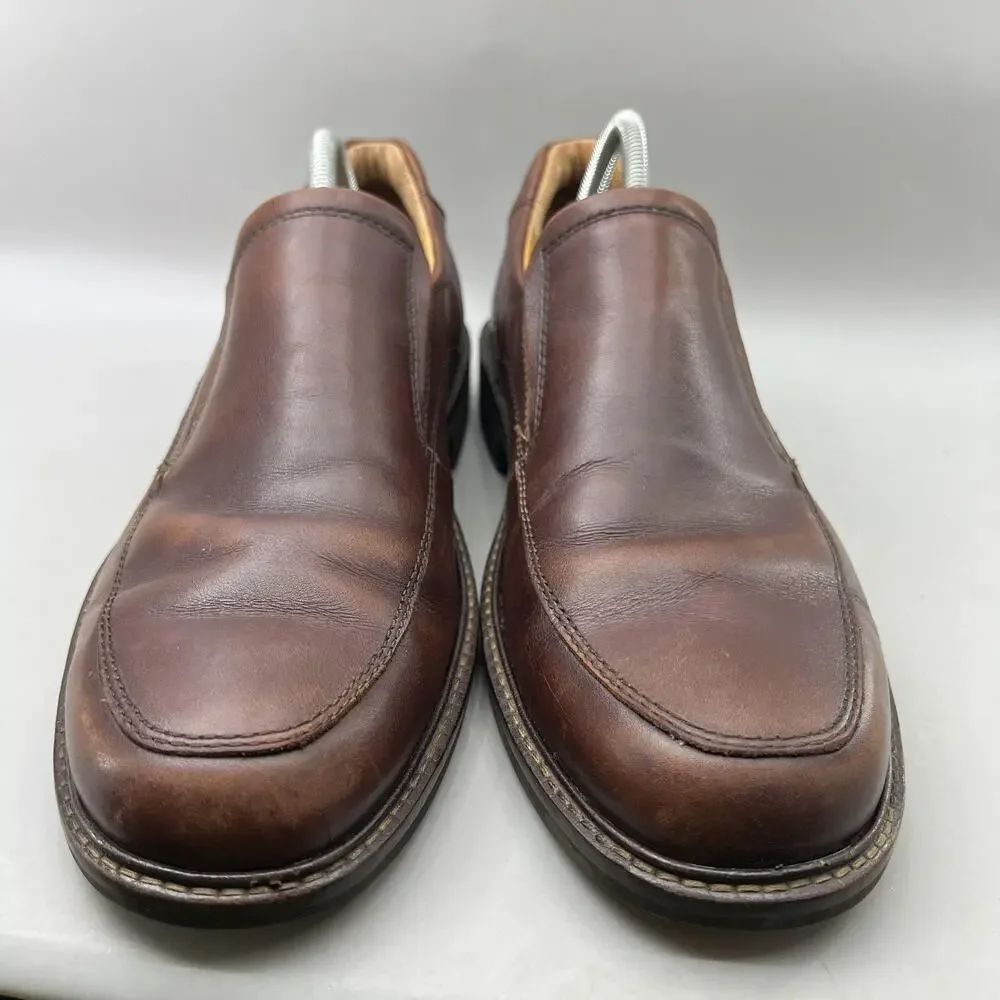 ECCO Holton Casual Slip On Loafers Men Size 10 US, 44 EU Brown Comfort Low Shoes